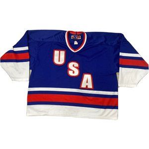 VTG Authentic USA National Team Hockey Jersey SP Sz XXL 2XL